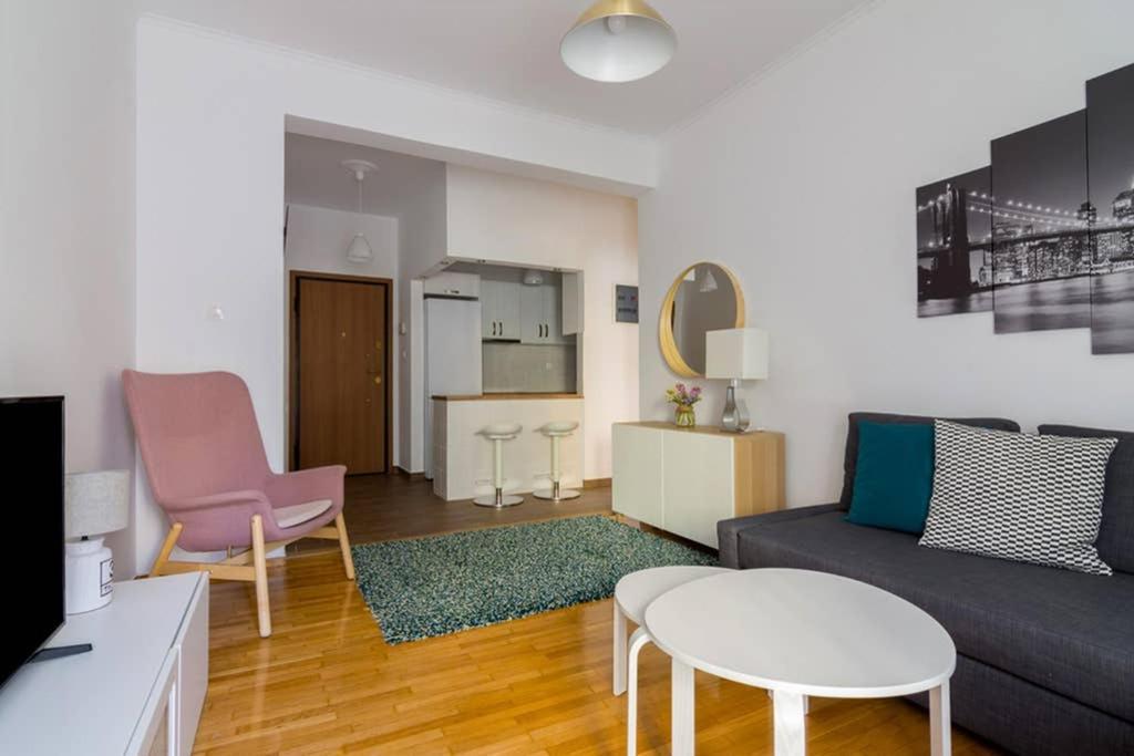 Ferienwohnung Brand New Decorated Flat For 4 Ppl In Pagrati Athen Exterior foto